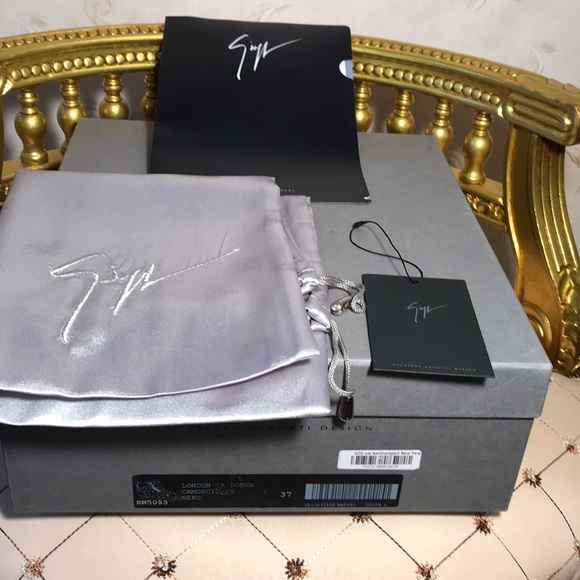 Giuseppe Zanotti Crystal Embellished Sneakers 37 - Picture 8 of 8